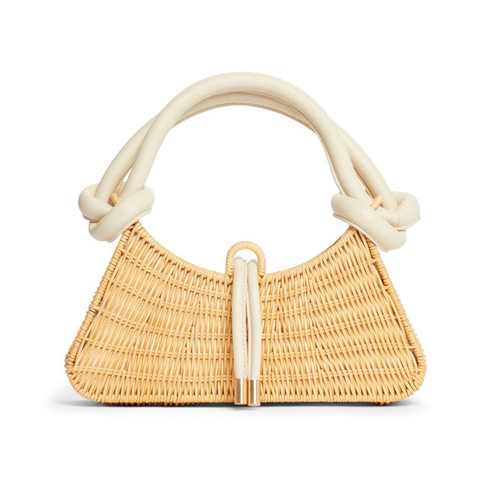 Cult Gaia Knotted Ratan Rhea bag